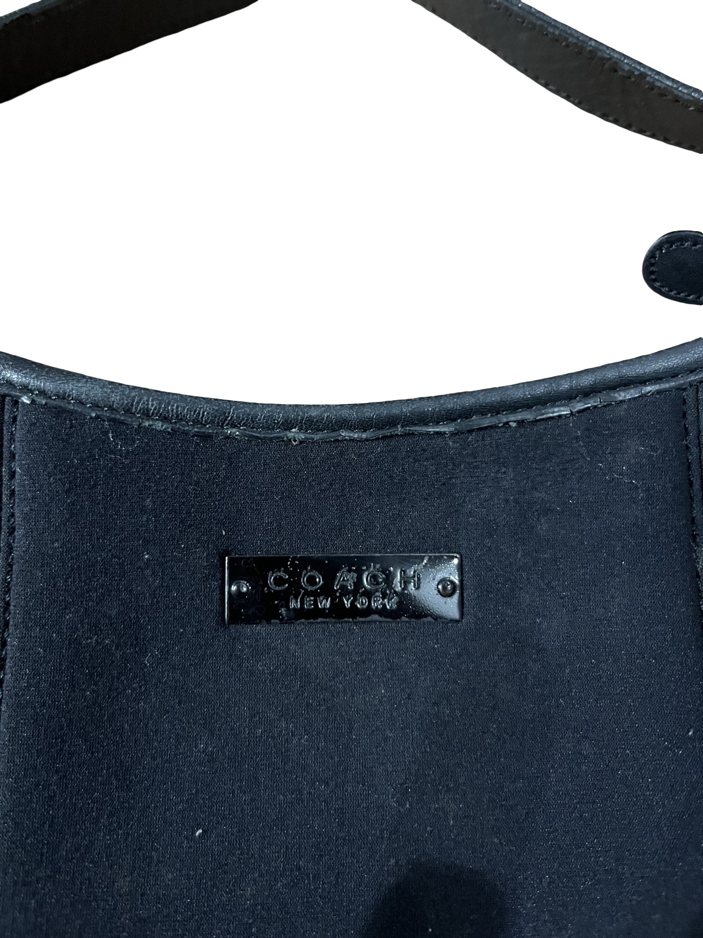 Coach Black Shoulder Bag Y2K Vintage