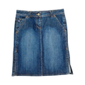 fcuk denim y2k jeans mini skirt uk10