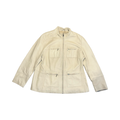 Marks and Spencer beige leather coat ukXL