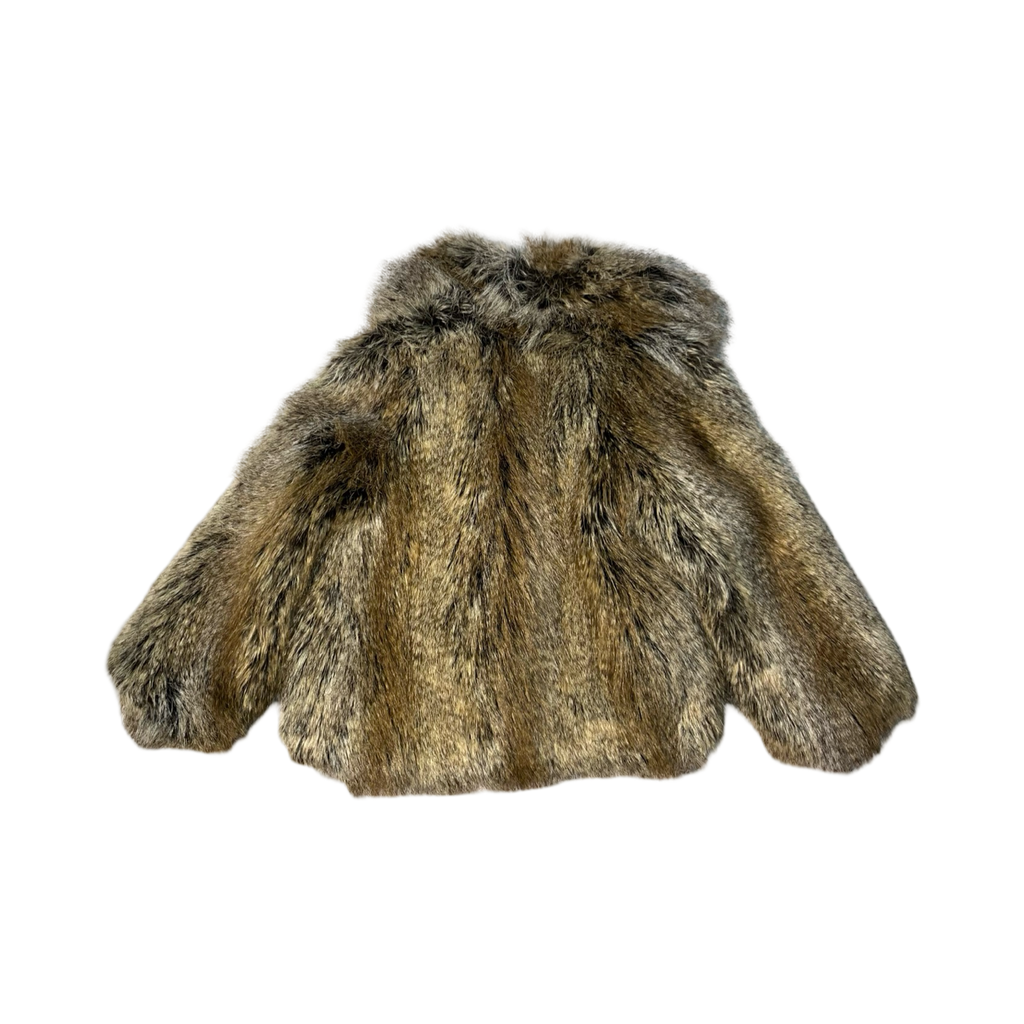 MissC vintage fluffy fur coat uk12
