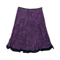 Per Una purple paisley print uk12 midi skirt
