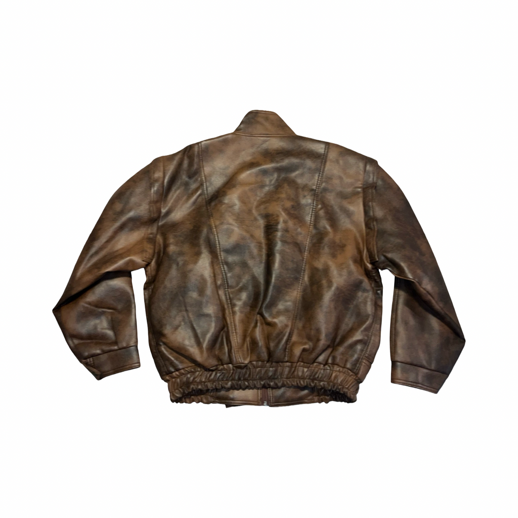 Vintage Altamoda men’s bomber leather jacket XXL