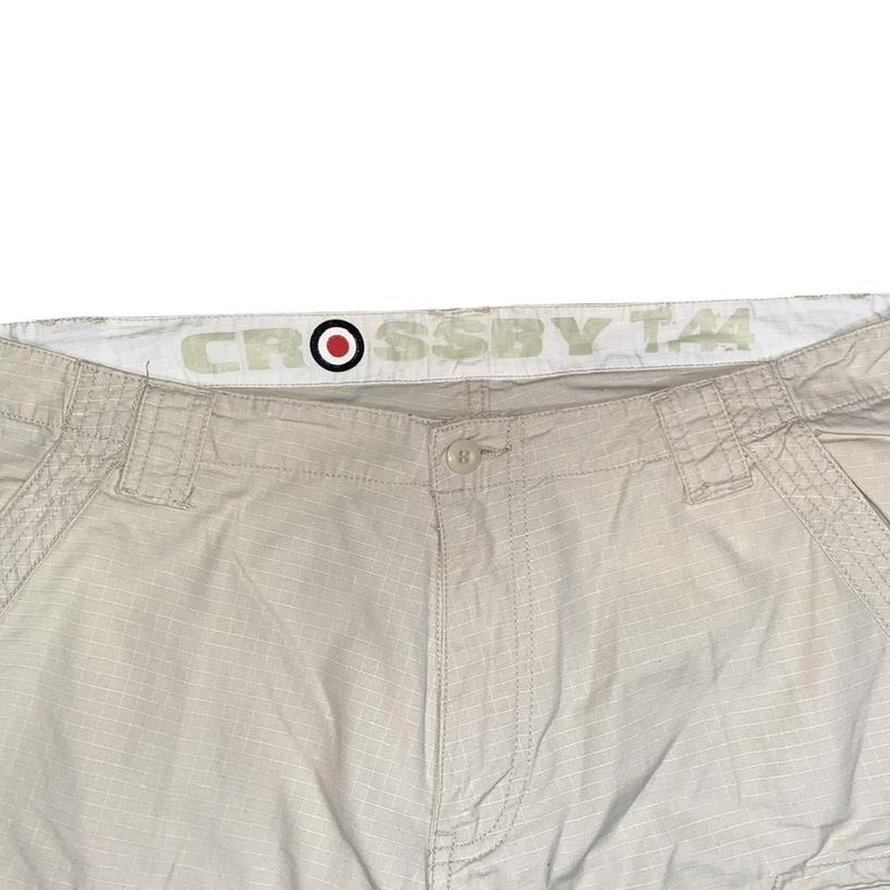 Crosby T.44 Y2K embroidered print cargo pants UkM