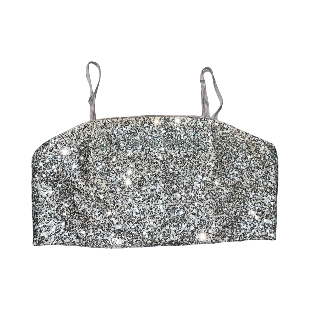 Never fully dressed sequin cami crop top uk14