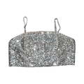 Never fully dressed sequin cami crop top uk14