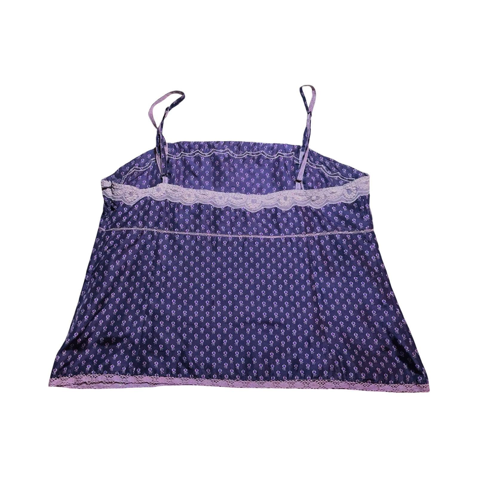 GAP y2k purple print ukL cami top