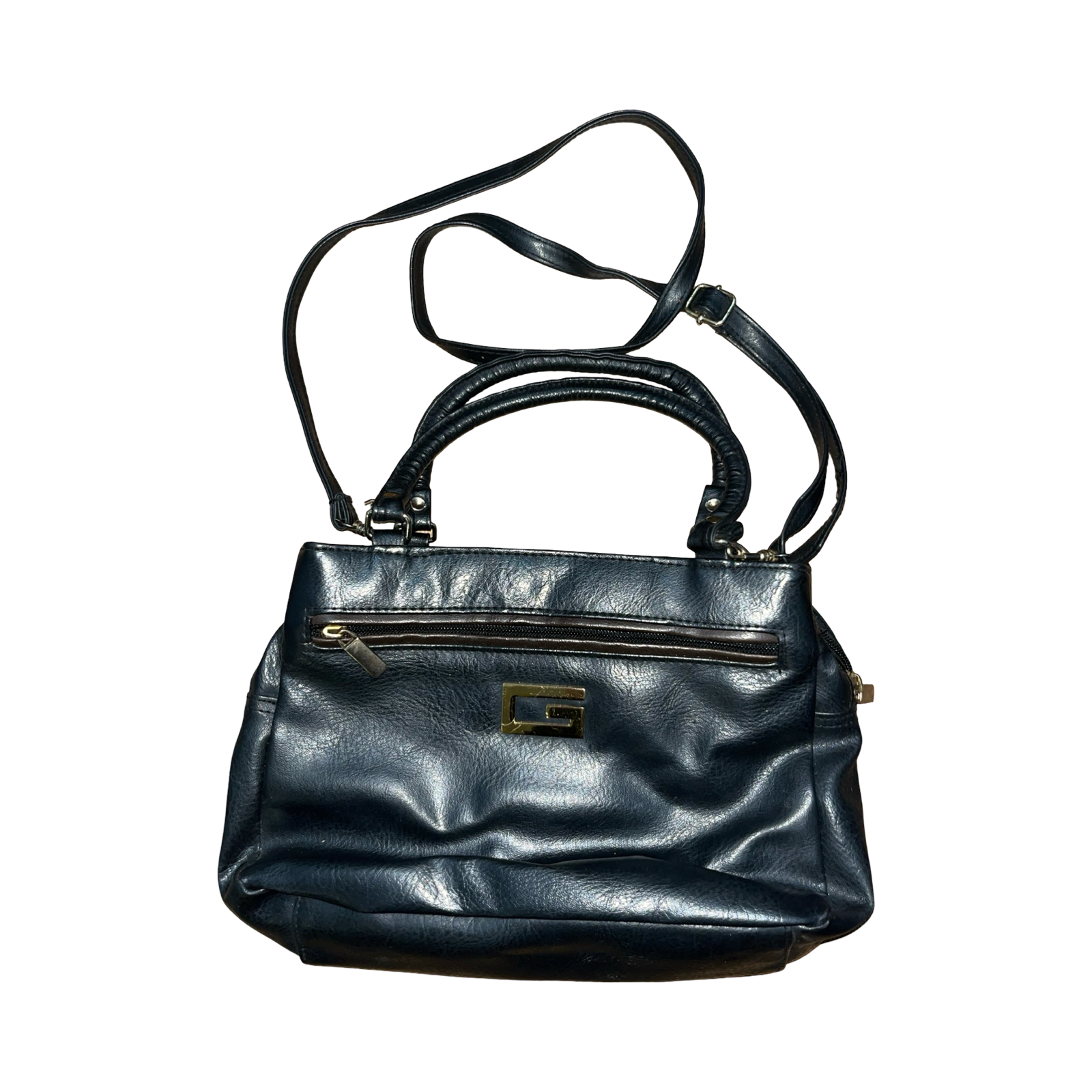 G black and gold crossbody/ handbag