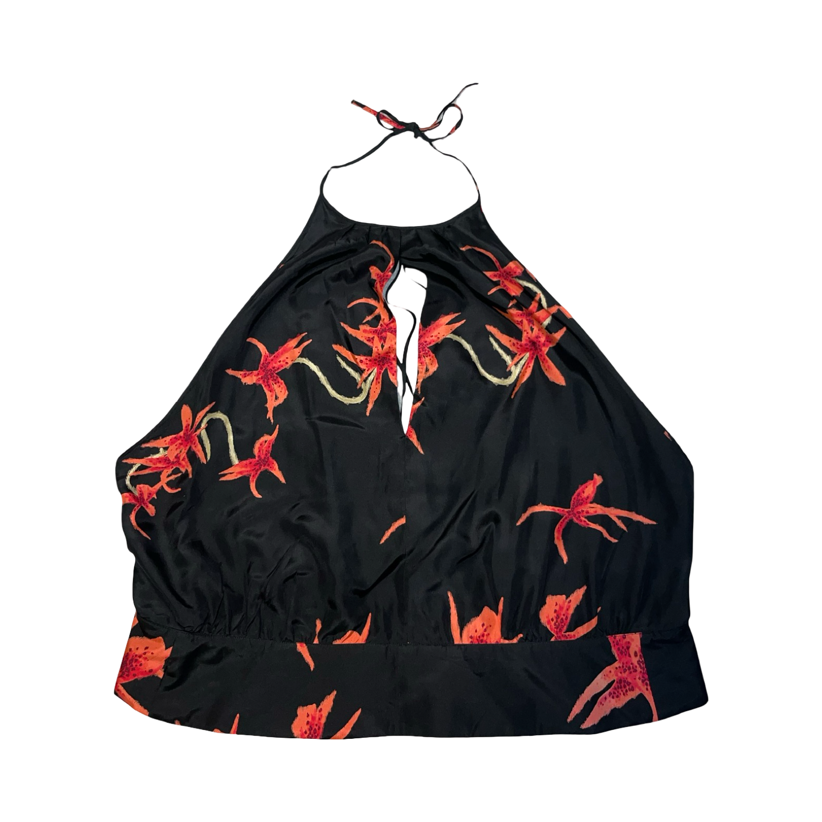 Kenzo Paris black and red floral woman’s top ukXL