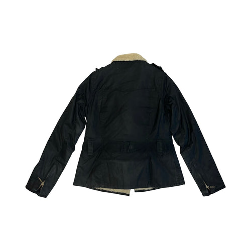 Barbour International Matlock jacket faux shearling uk8