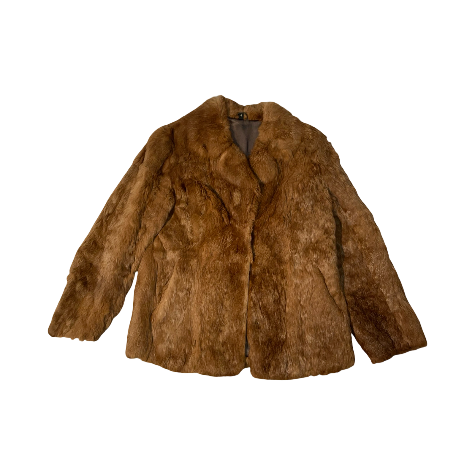 Vintage 70’s real coney fur coat uk size 14