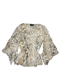 Y2K Principles Petite Floral Blouse UK 10 | Boho Top