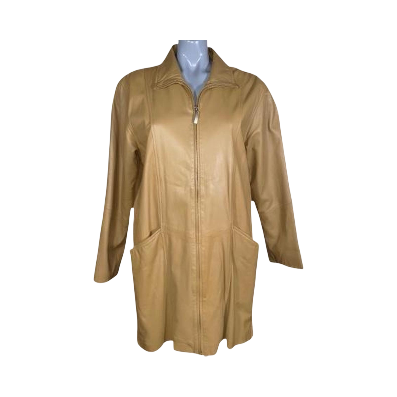 Tan leather rare vintage 1979’s jacket de vita ukS