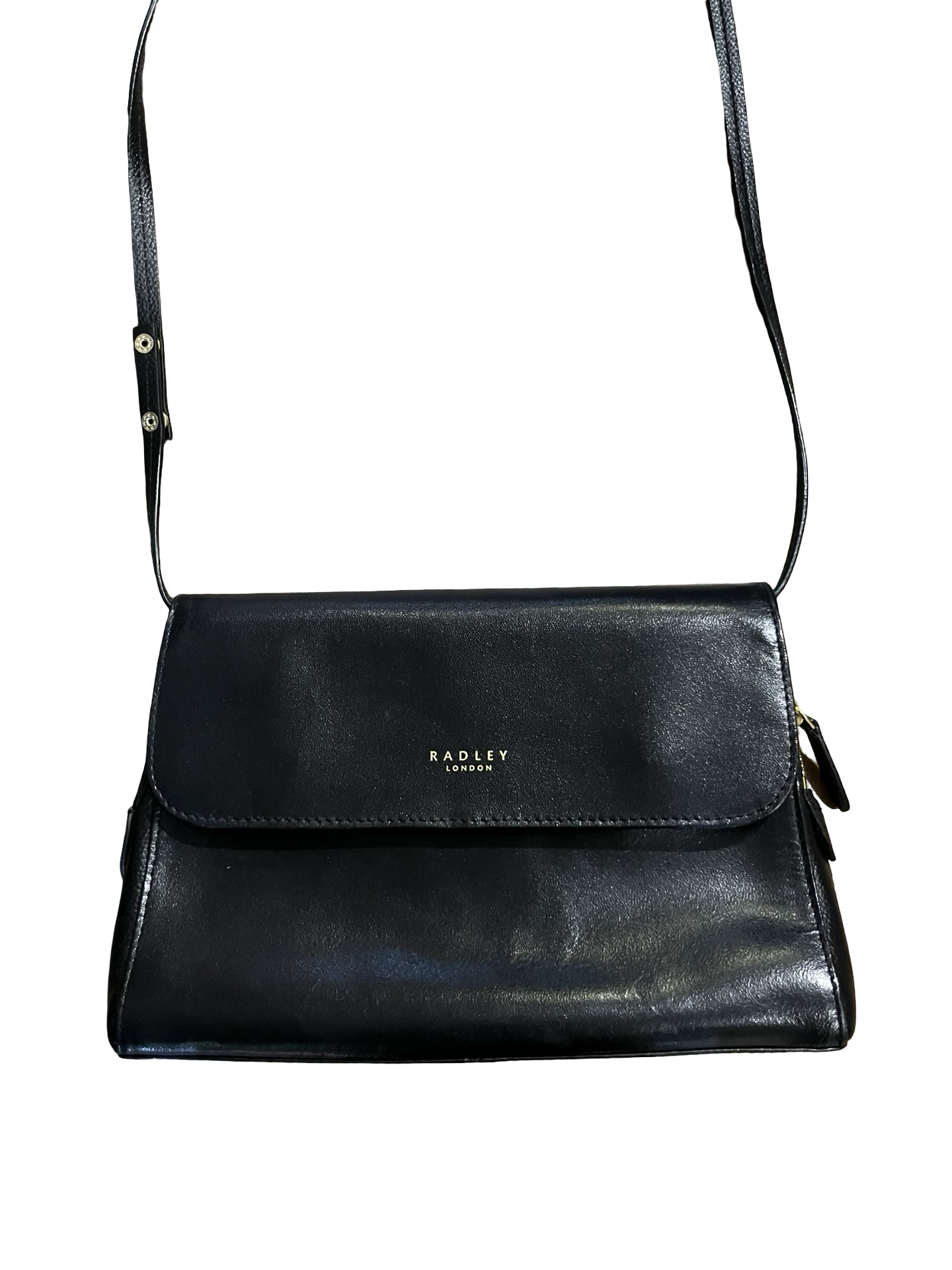 Radley London Black Leather Crossbody Bag