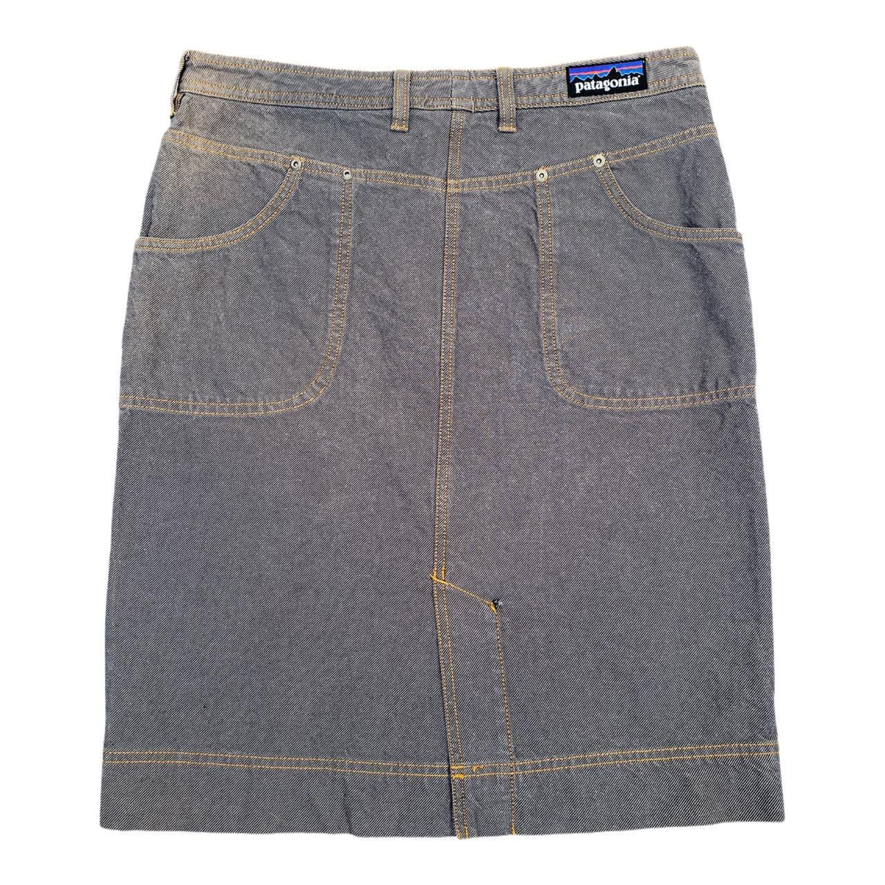 Patagonia women's organic cotton denim skirt uk6
