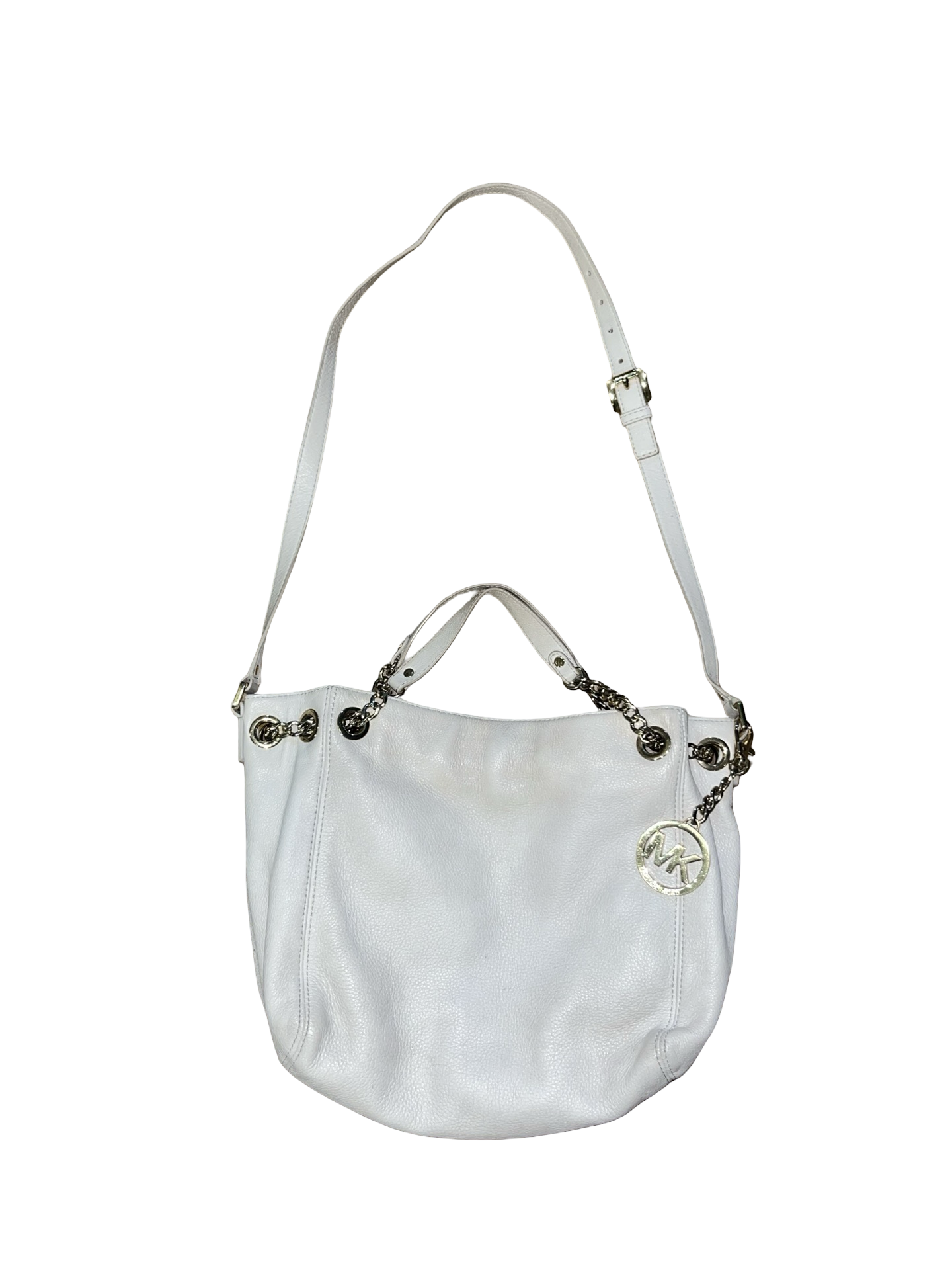 Michael Kors Leather Shoulder Crossbody Bag MK Charm