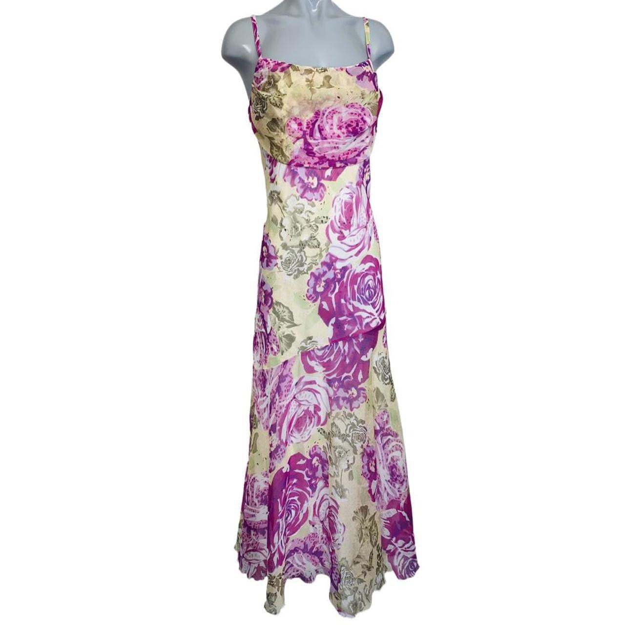 Gorgeous vintage Anna Rose Collection chiffon dress uk12
