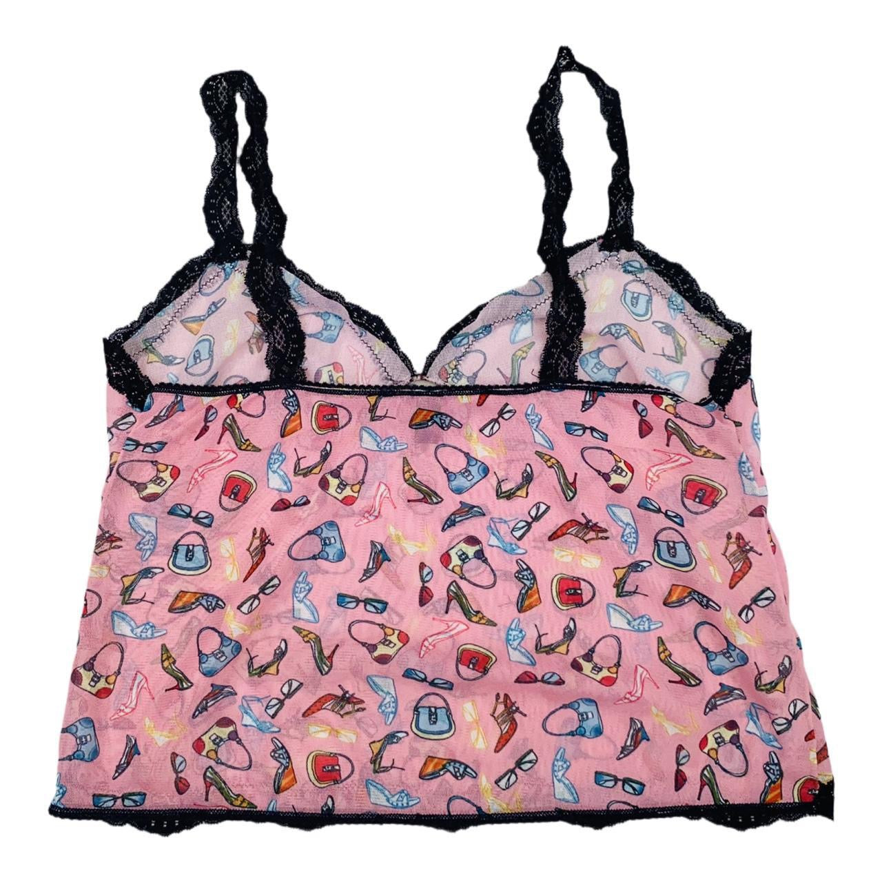 River Island y2k rare lingerie cami top ukM