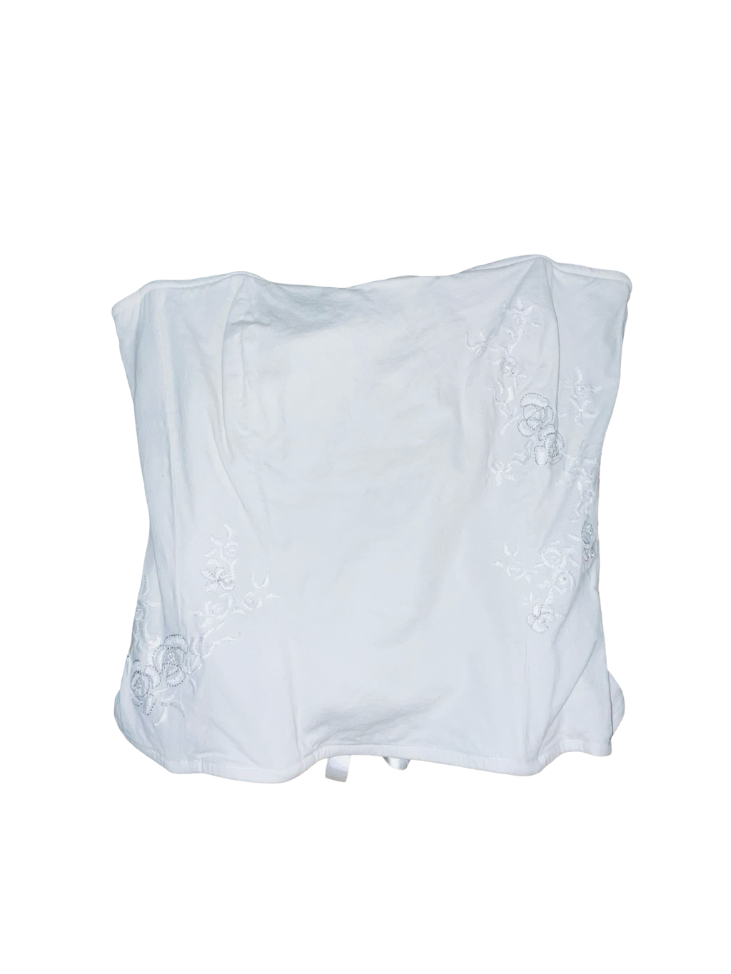 Y2K Jane Norman White Corset Top Fairycore uk12