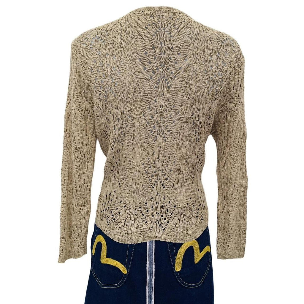 y2k vintage knit cardigan with tie front detail S/M
