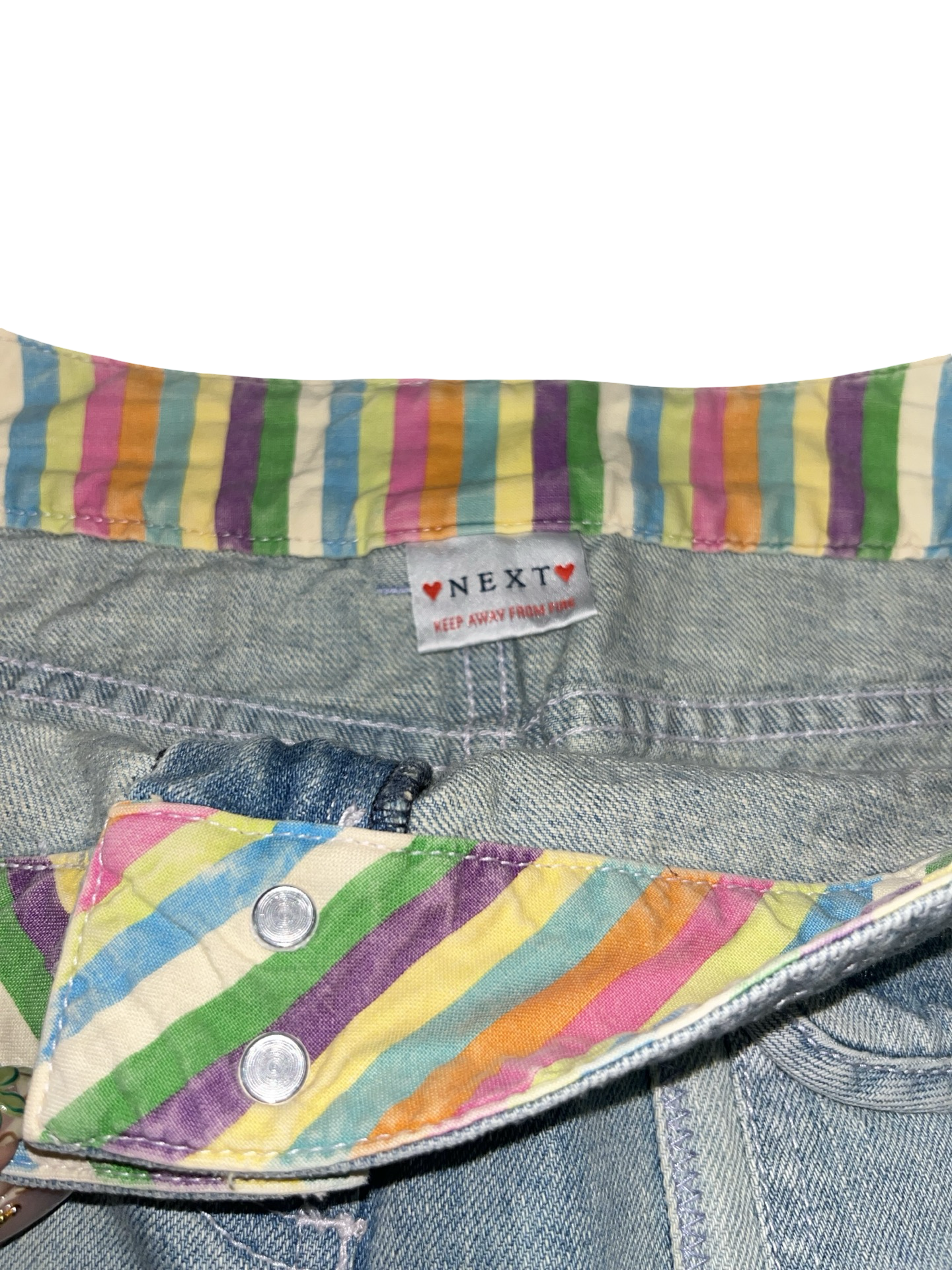 Y2K Next Patchwork Denim Mini Skirt | 00s Utility ukS
