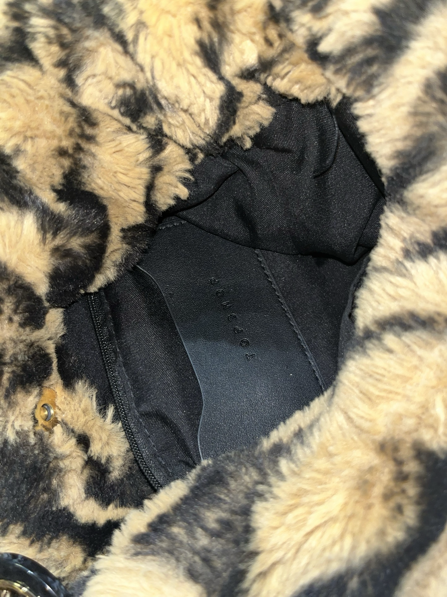 Topshop Y2K Tiger Print Shoulder Bag Animal Print | Vintage 2000s