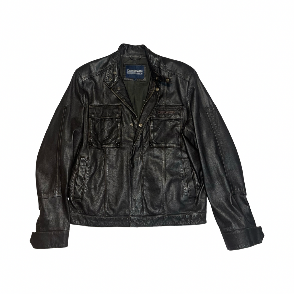 Lambretta carnaby street London genuine leather jacket uk L