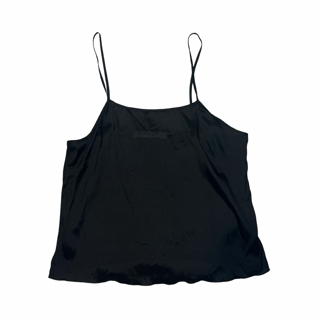 Christian Dior black elegant cami vest top uk12