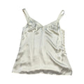 Gap cream pure silk cami top uk size S/P