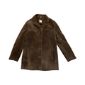ET•VOUS genuine suede brown jacket ukS