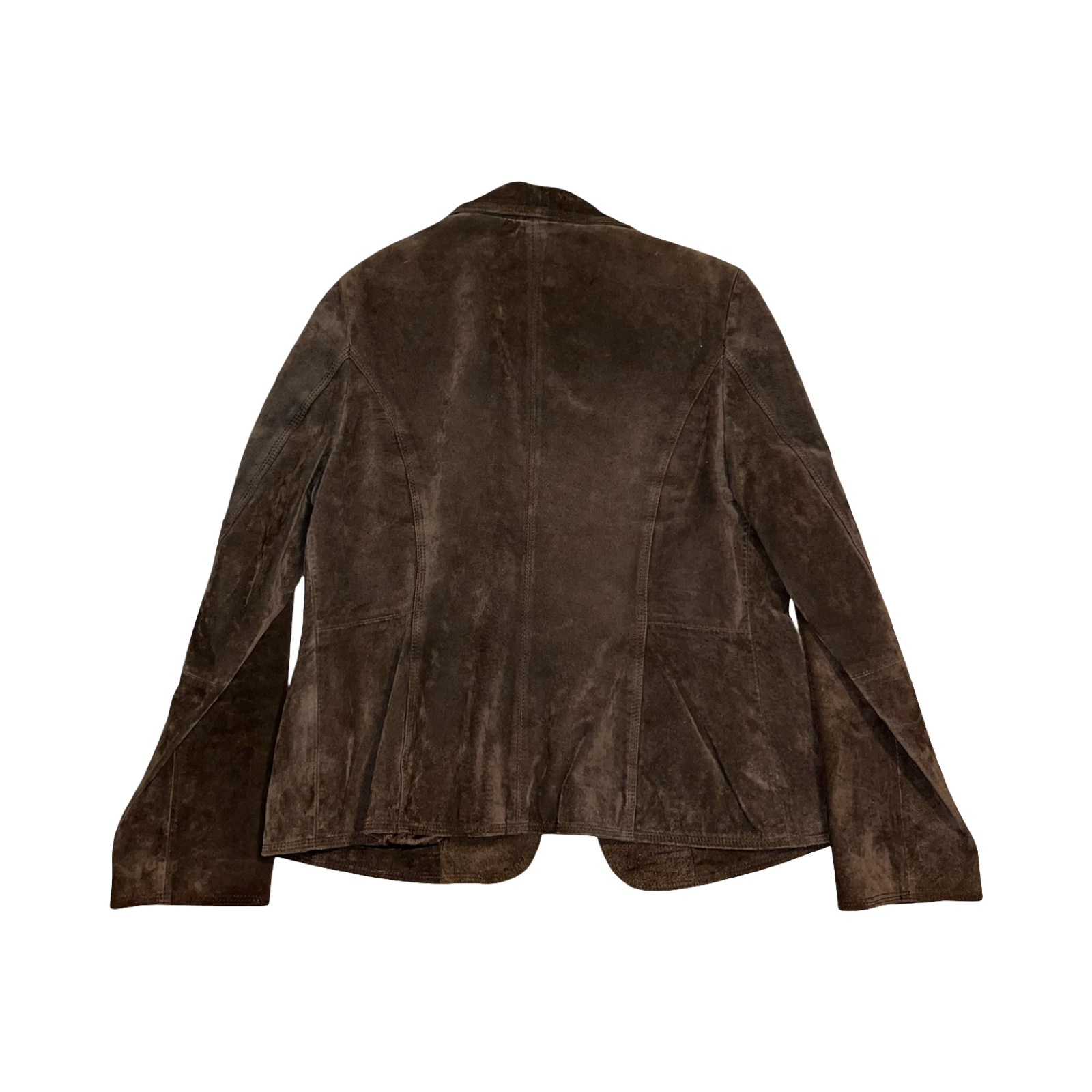 Bay 2000’s Y2K brown suede jacket uk 16