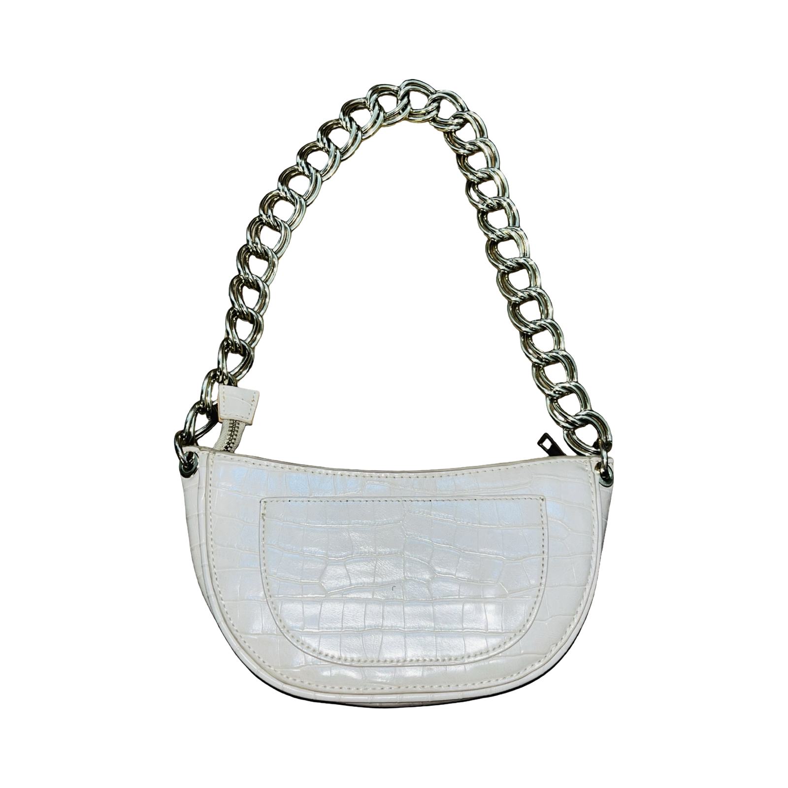 Zara cream and gold handbag