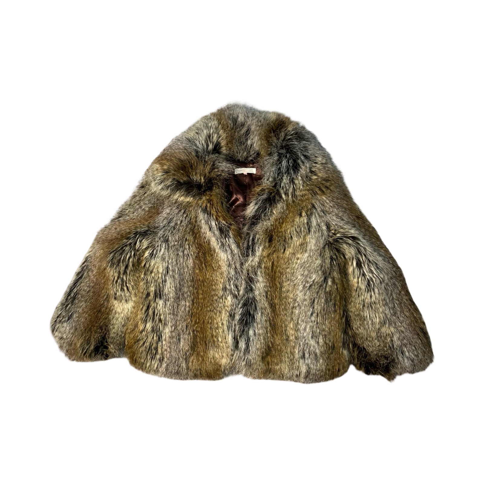 MissC vintage fluffy fur coat uk12