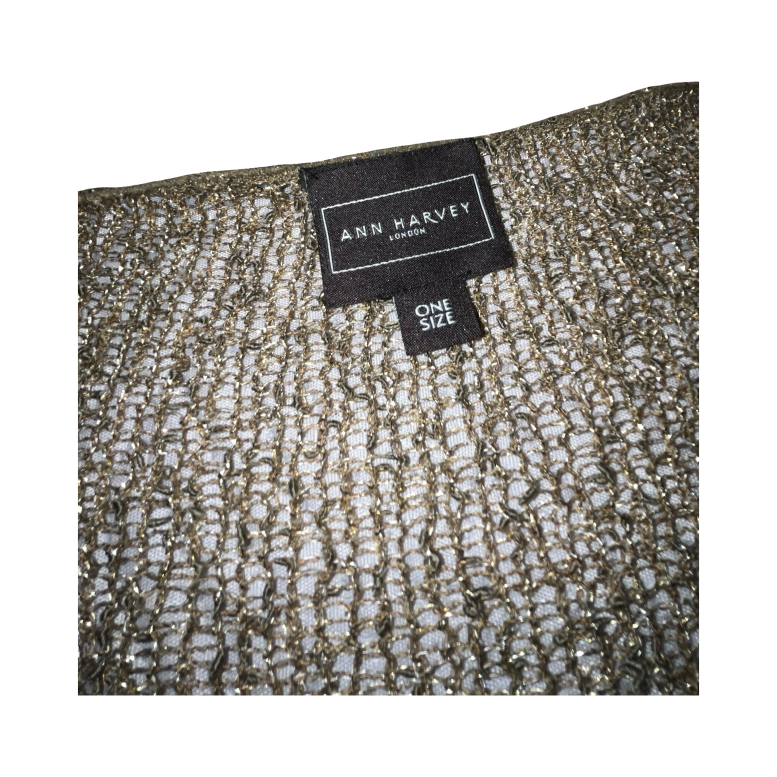 Ann Harvey London gold Bolero One Size