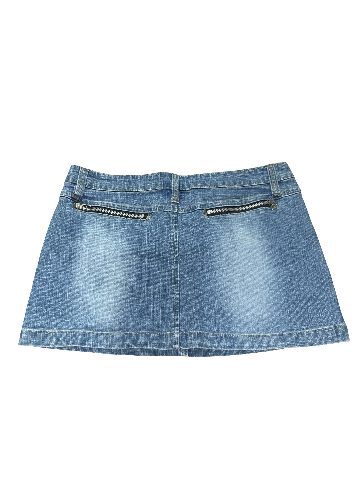 Y2K Blue Denim Cargo Utility Micro Mini Skirt ukS | CIF:UK