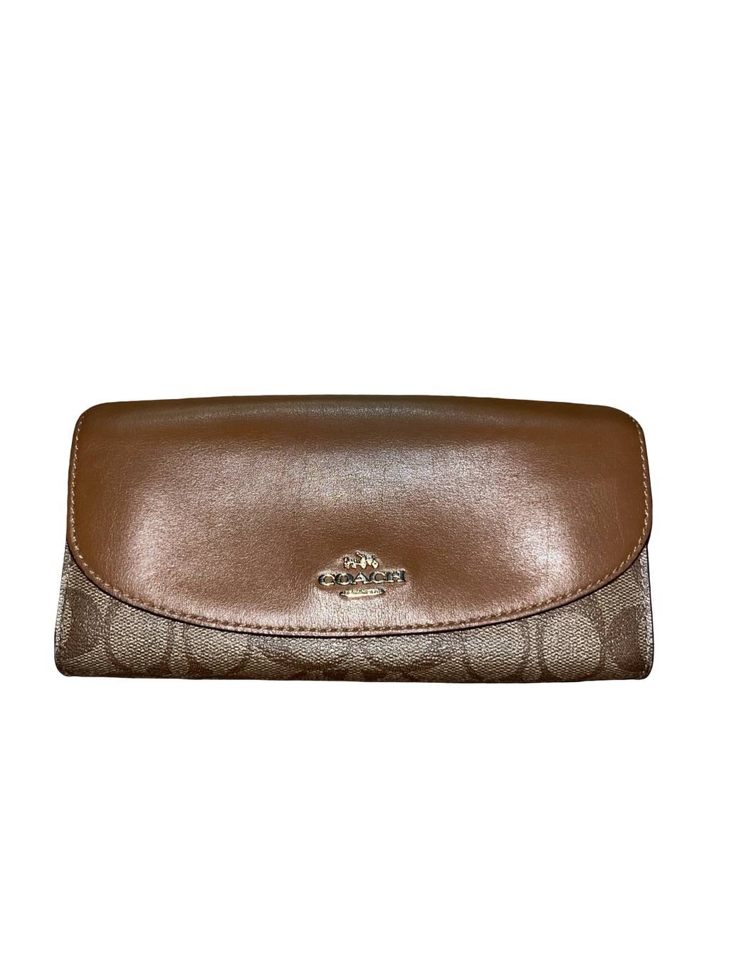 Coach Signature Leather Purse Tan Y2K Vintage