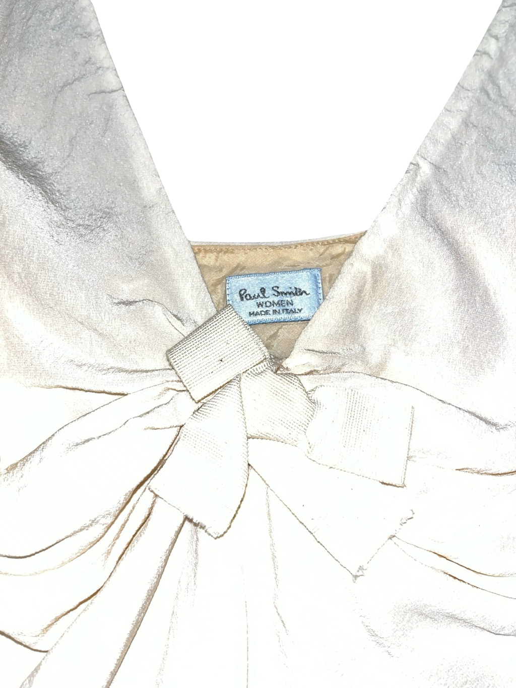Paul Smith Ivory Cami Top Made in Italy Luxury Designer UK 12