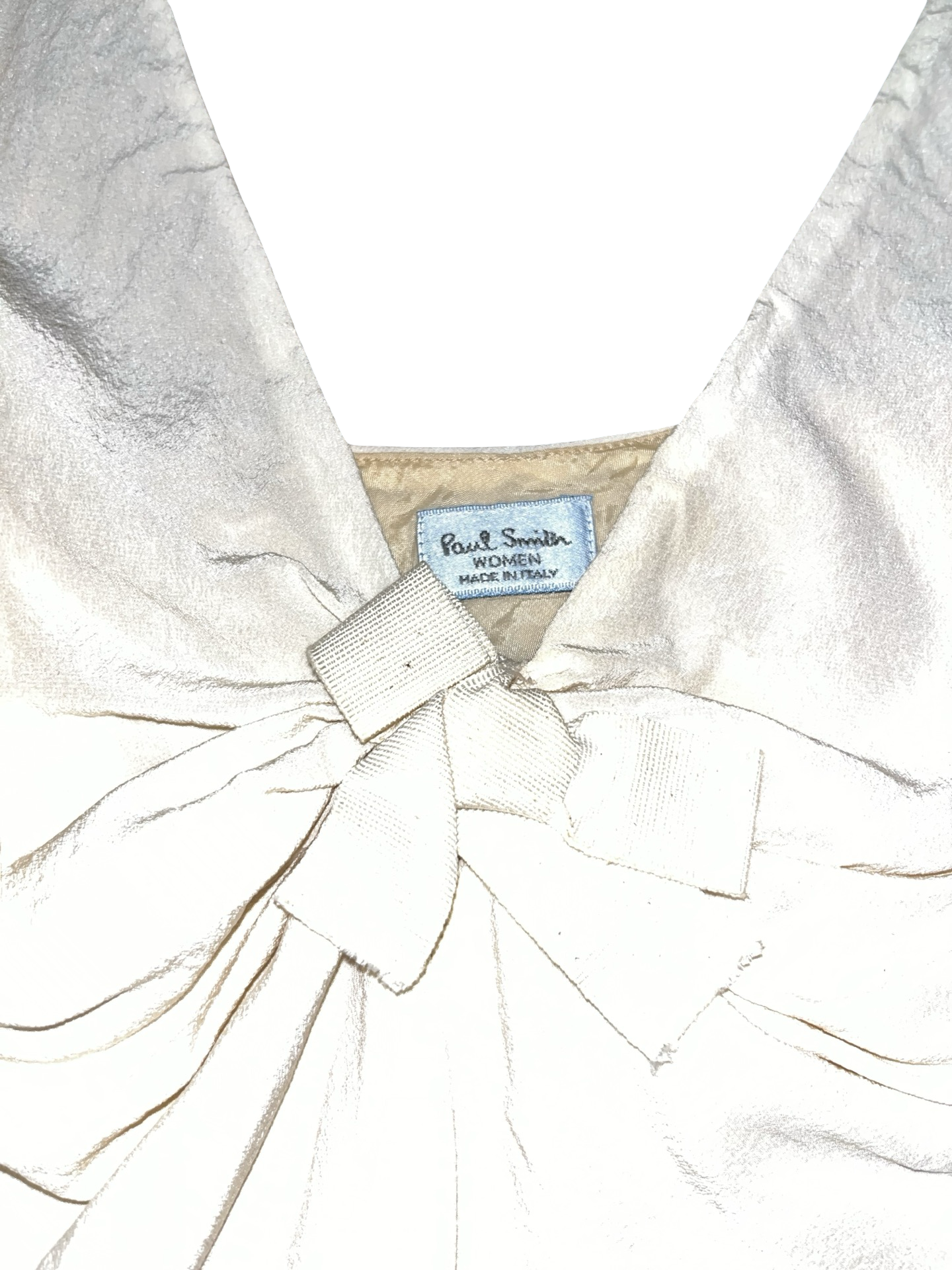 Paul Smith Ivory Cami Top Made in Italy Luxury Designer UK 12