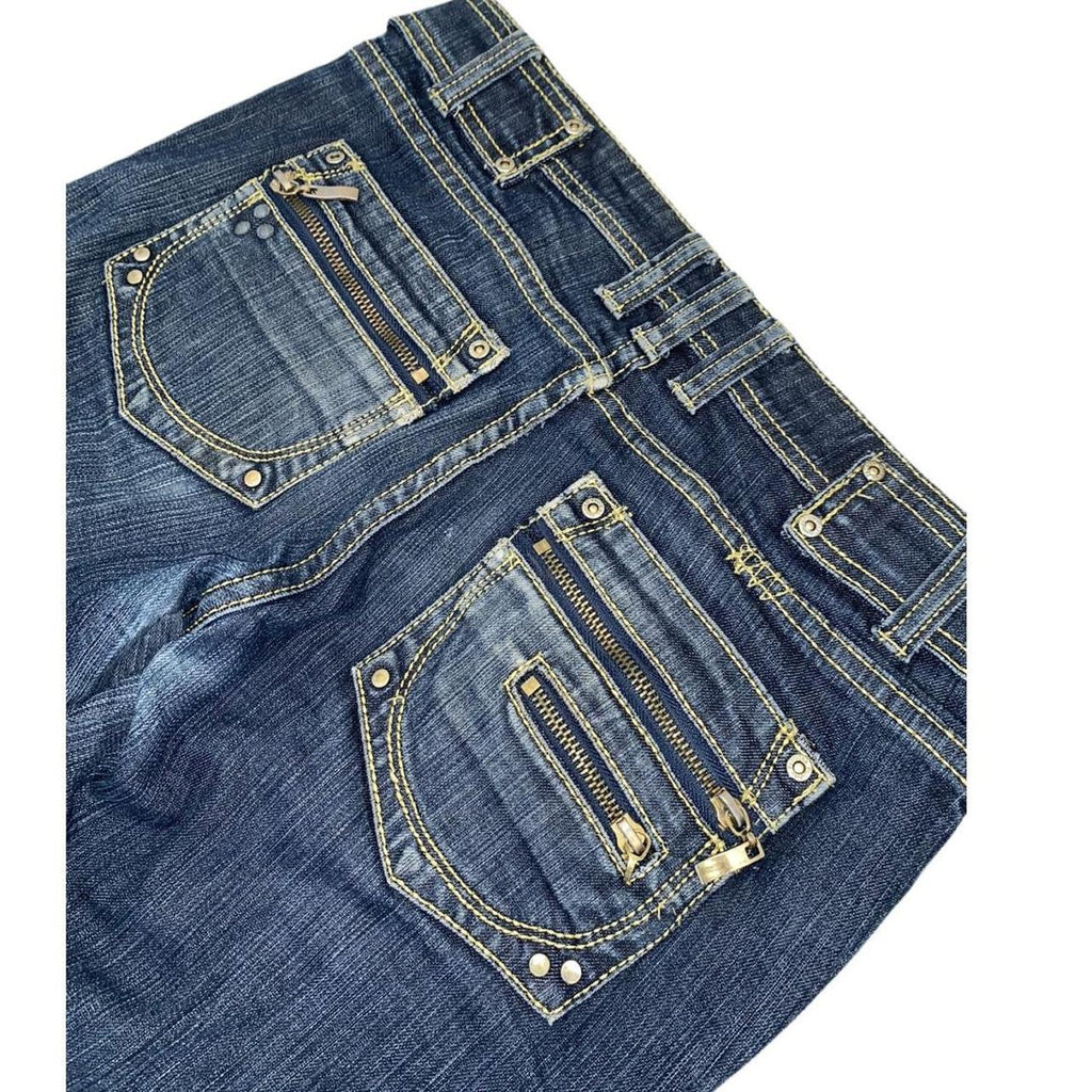 Parisian dark blue 2000’s jeans uk10
