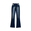 Ruda dark wash y2k blue  vintage low rise flare jeans ukS