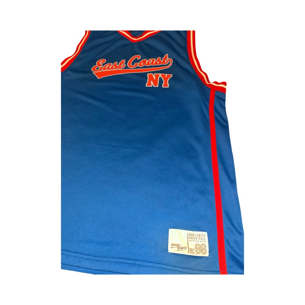 East coast New York red and blue men’s jersey ukL