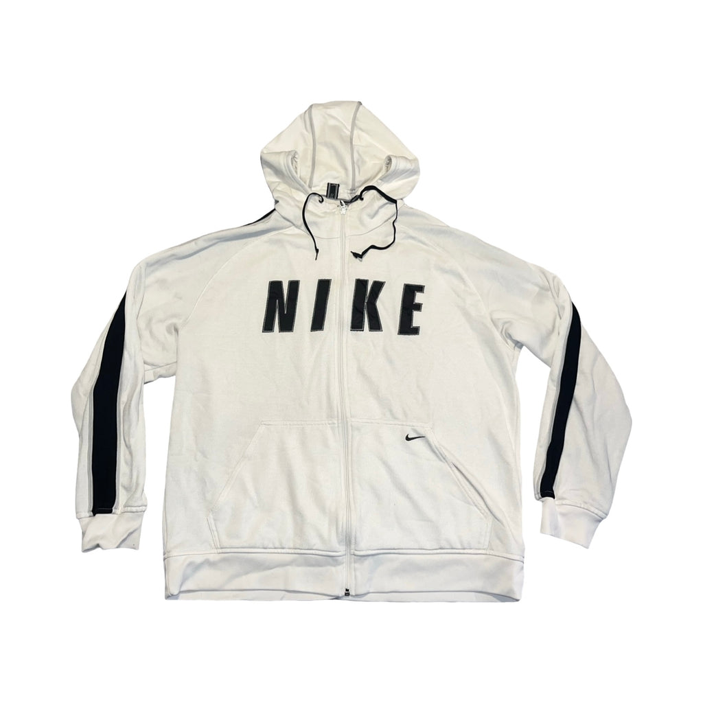 Nike rare 90’s black and white logo jacket ukXL