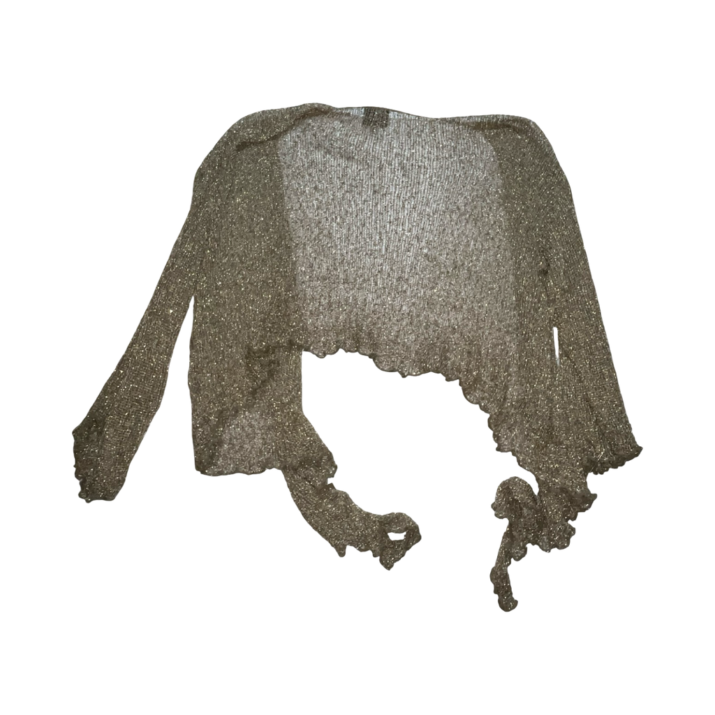 Ann Harvey London gold Bolero One Size