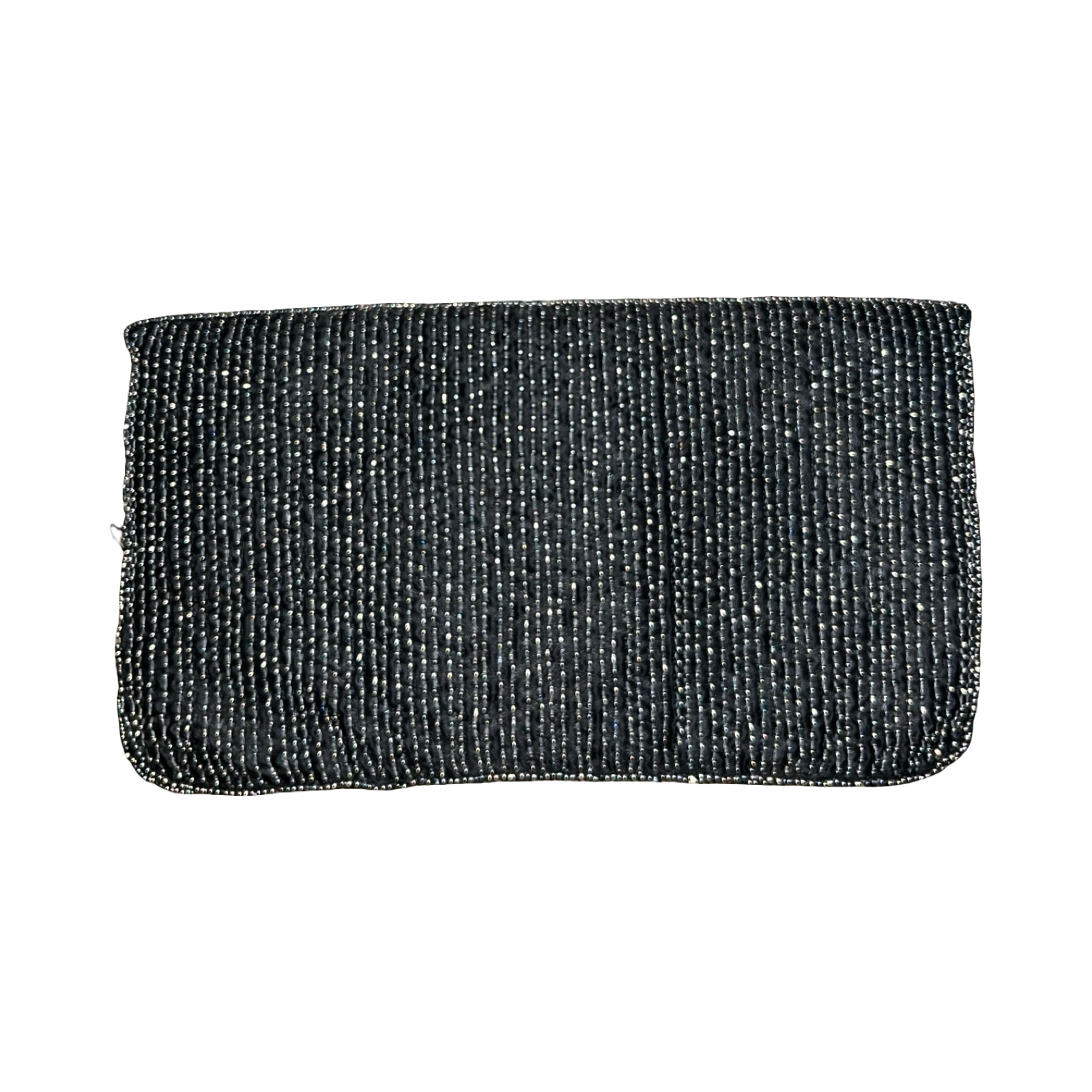 Vintage sequin envelope fold clutch bag