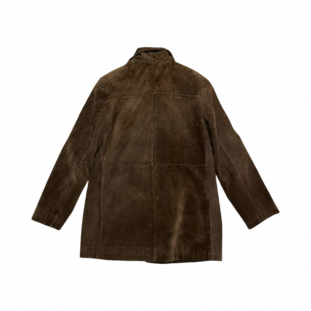 ET•VOUS genuine suede brown jacket ukS
