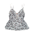 Accessorise butterfly print mesh cami top ukS