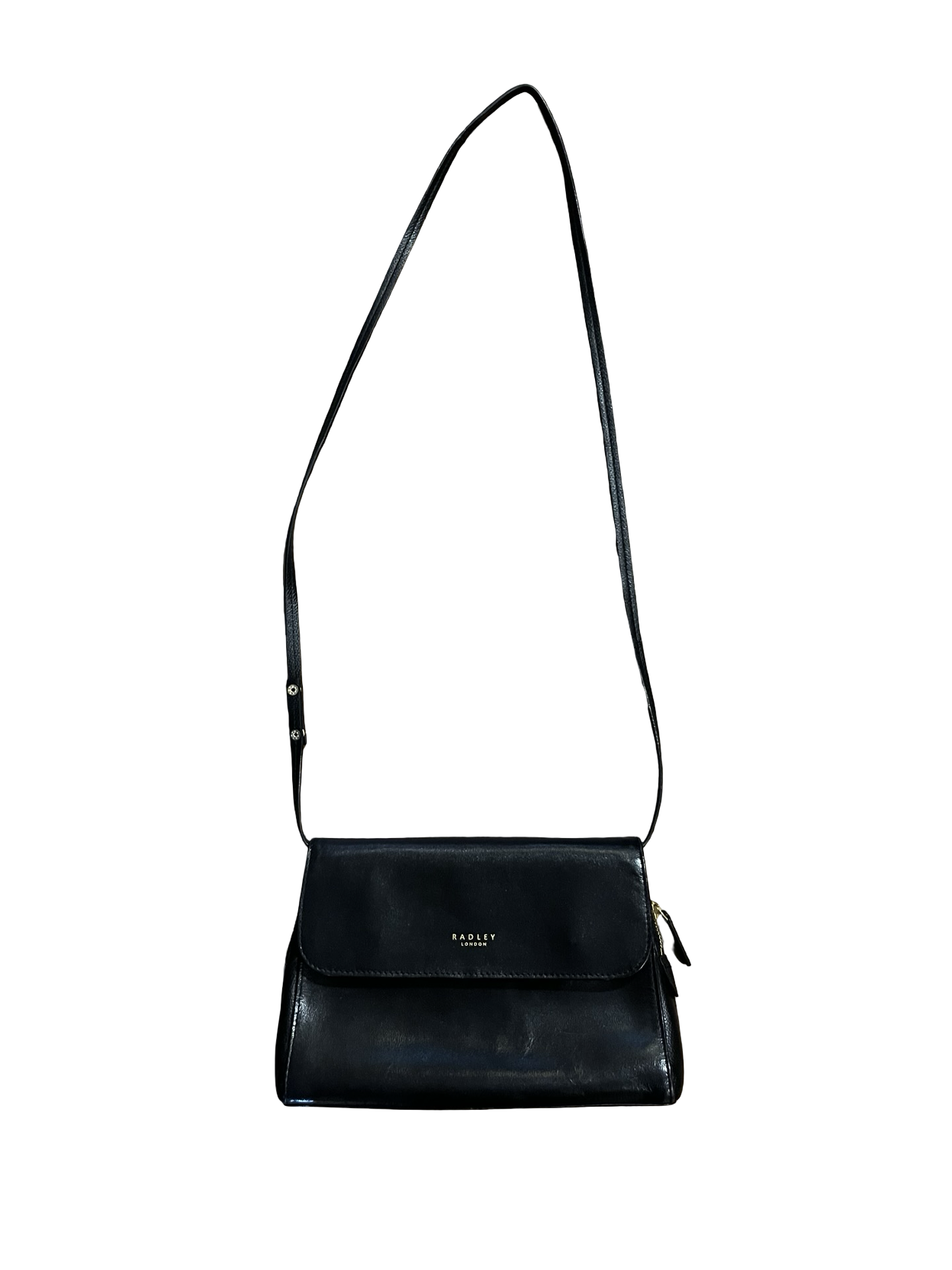 Radley London Black Leather Crossbody Bag