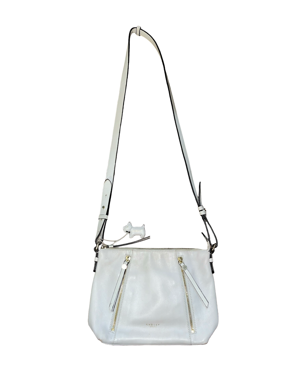 Radley London cream Leather Crossbody Shoulder Bag