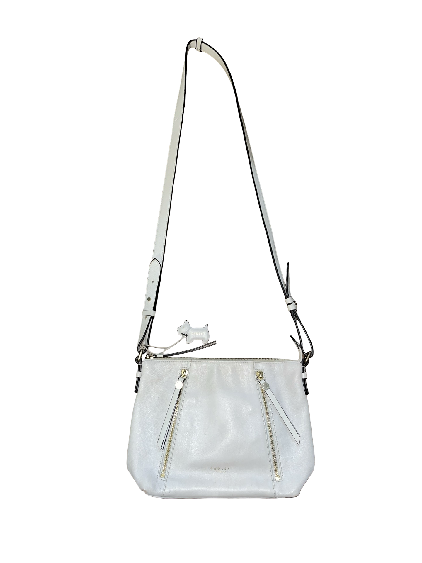 Radley London cream Leather Crossbody Shoulder Bag