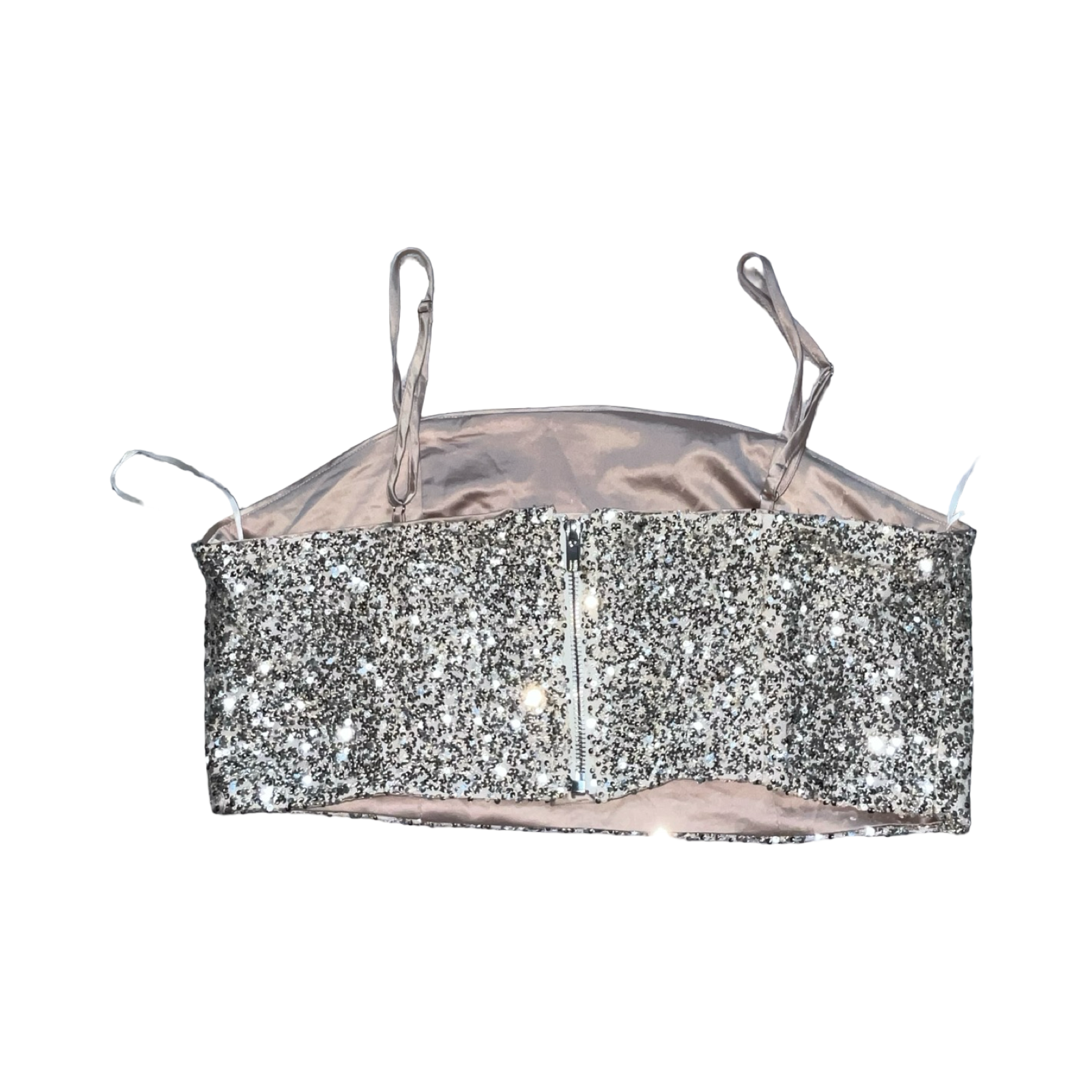 Never fully dressed sequin cami crop top uk14