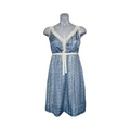 Stile Benetton blue boho summer dress ukS